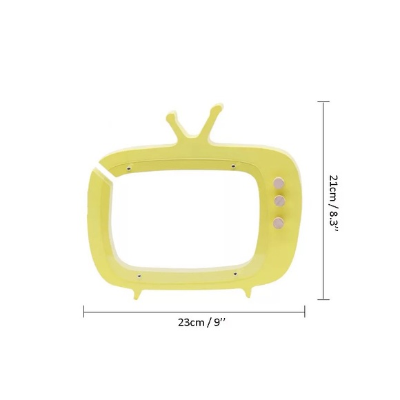 Wooden tv coin bank home decor kids adult cute - Picture 2 of 3